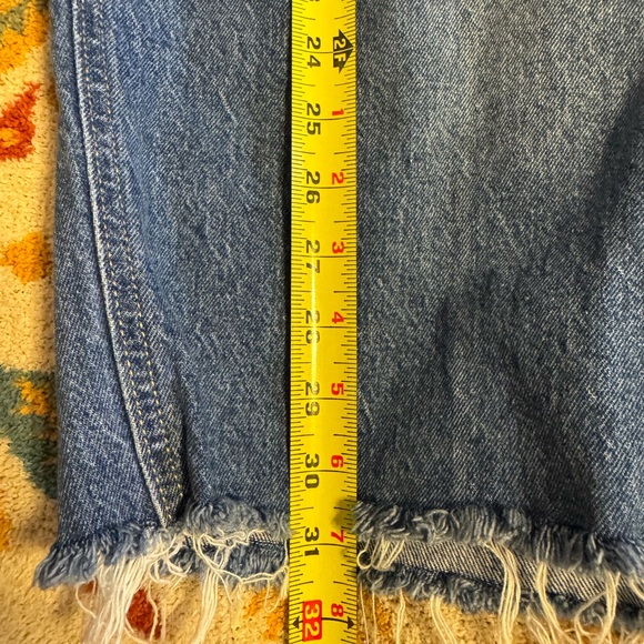 Old Navy Cropped Frayed Hem Denim Capris. Size 20, Sky high Wide Leg. 🫥 - Picture 11 of 11